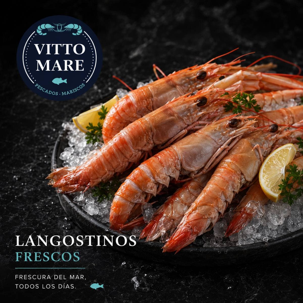 Langostinos Enteros Salvajes
