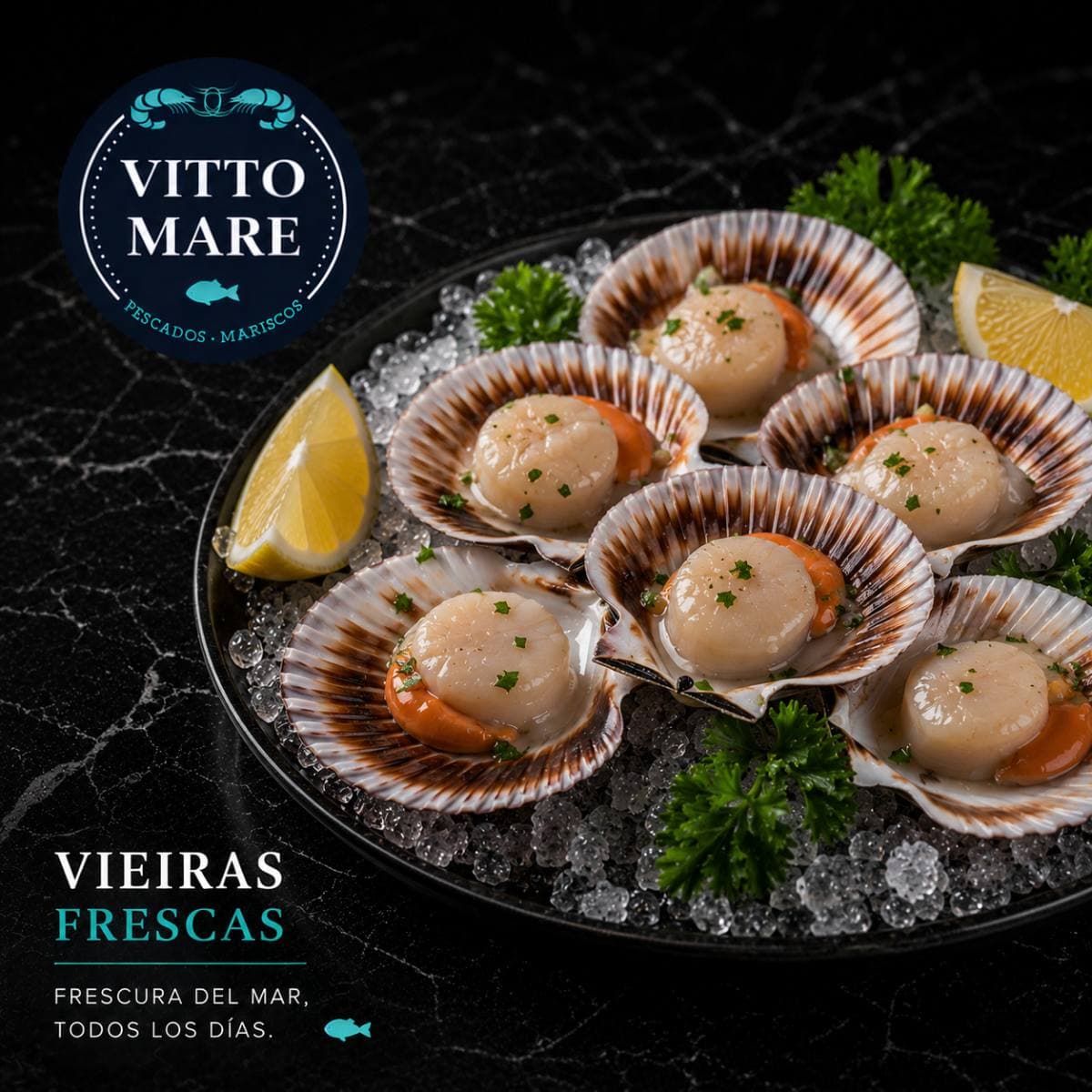 Vieiras Frescas