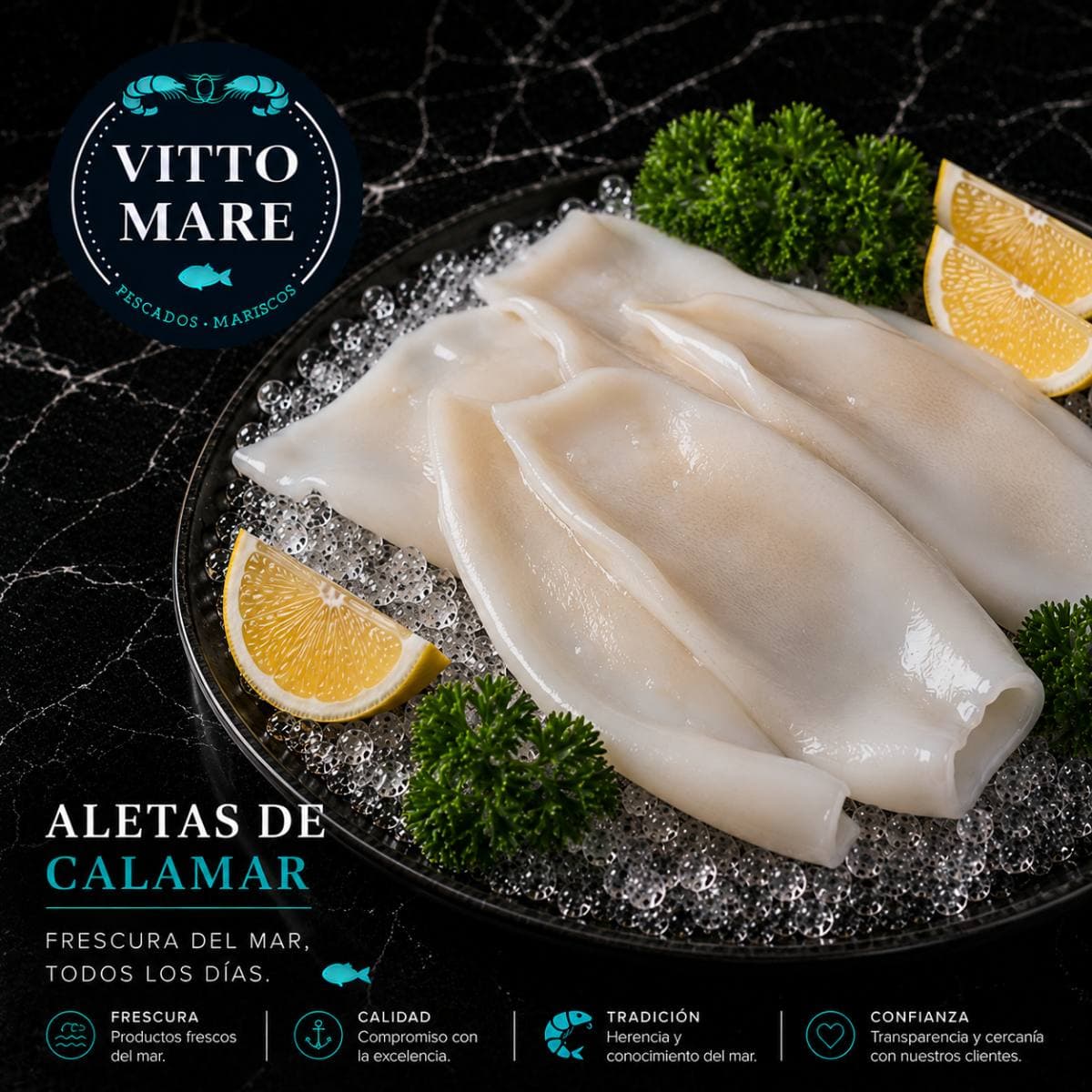 Aletas de Calamar